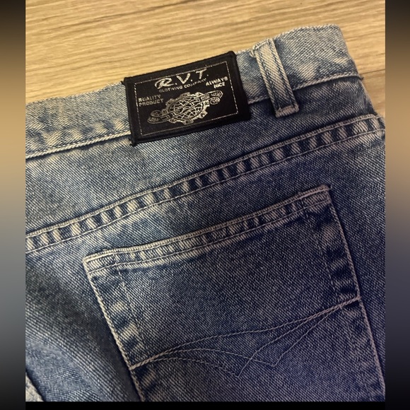 R.V.T. jeans co lace and gem embellished jeans 18 1/2 - Picture 7 of 11